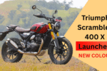2025 Triumph Scrambler 400 X Launched new colour
