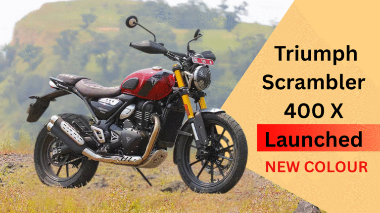 2025 Triumph Scrambler 400 X Launched new colour